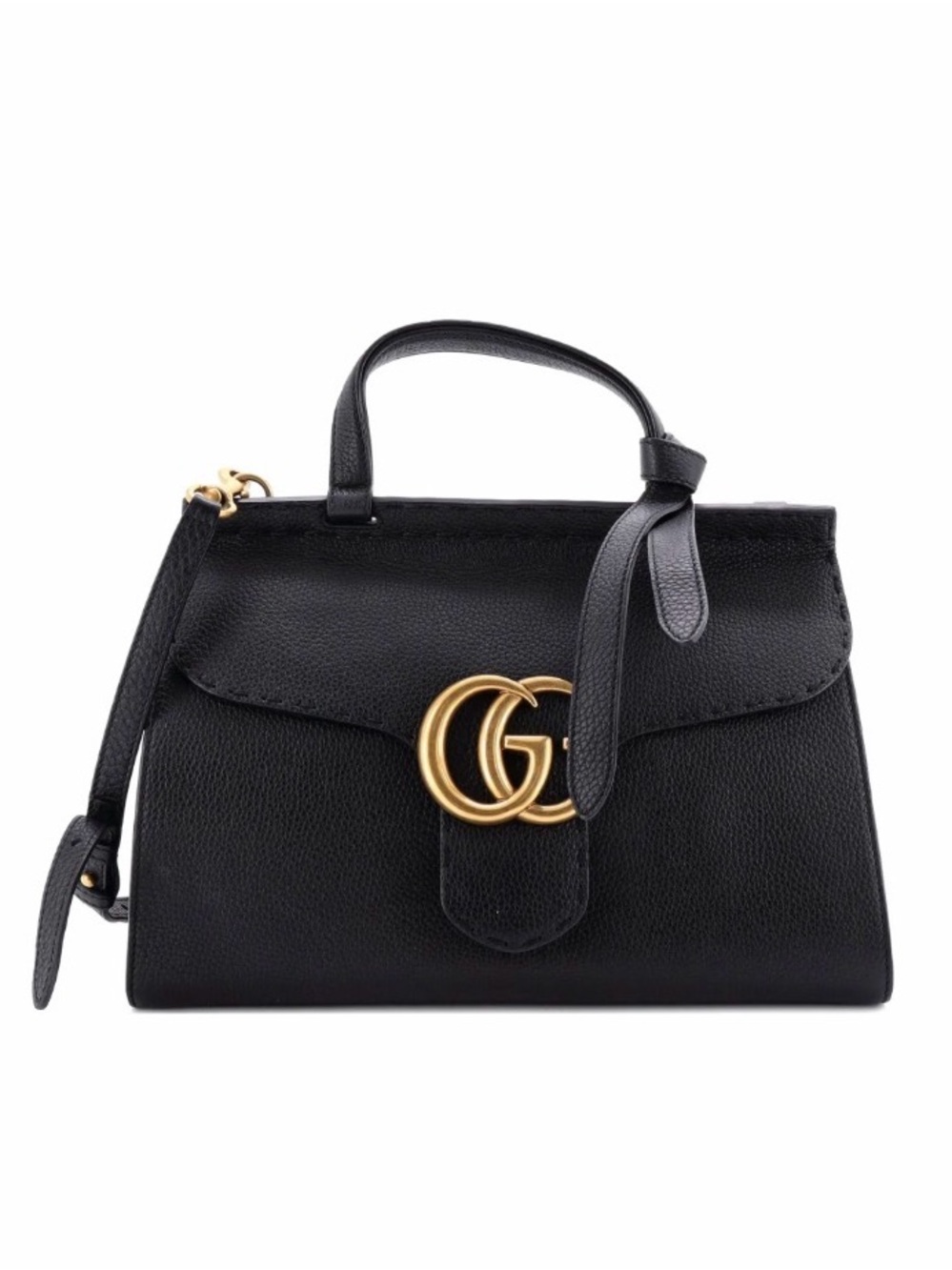 Gucci GG Marmont Top Handle Bag Leather Small satchel